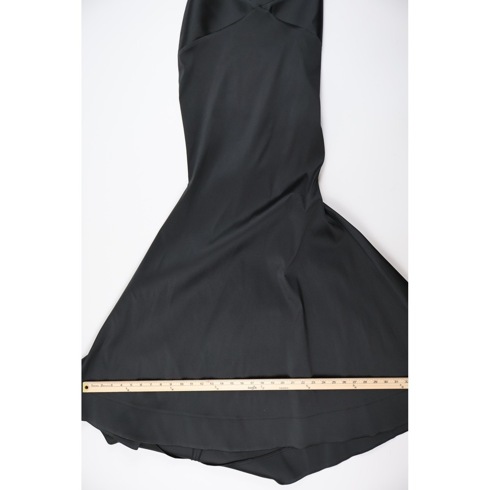 CRISTALLINI Gown Mermaid Strapless Black Solid 4 NWT - Picture 15 of 16